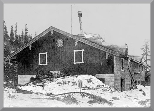 Lawine gegen H&uuml;tte 1917